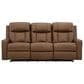 Ashley Mackmenville Manual Reclining Sofa in Caramel, , large