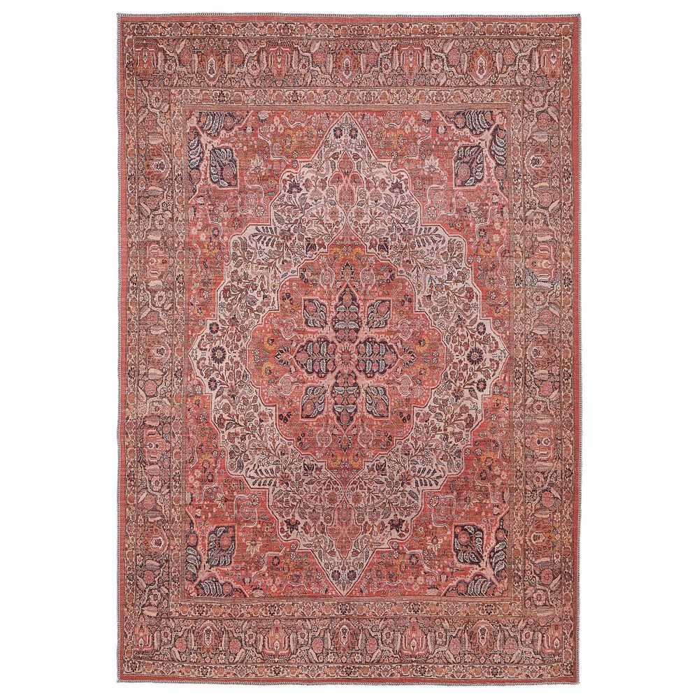 Feizy Rawlins 3"11" x 6" Terracotta and Multicolor Area Rug, , large