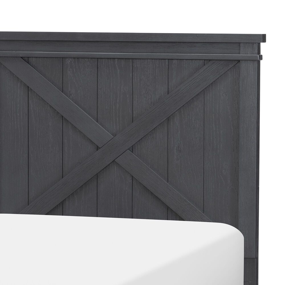 Legacy Classic Flatiron Twin Panel Bed with Trundle in Midnight, , large