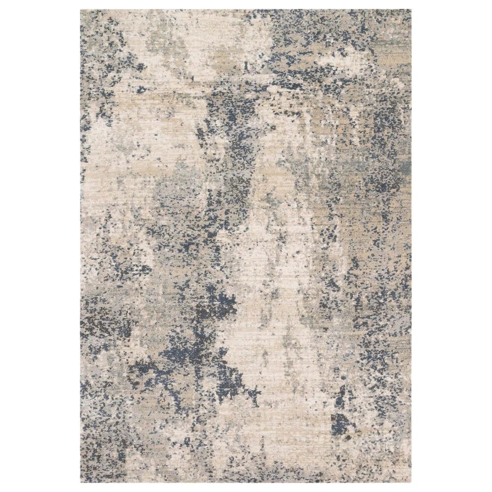 Loloi II Teagan TEA-07 5"3" x 7"6" Natural and Denim Area Rug, , large
