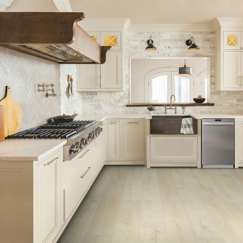 Karastan Belhancourt Travertine Light Oak 9&quot; x 81&quot; Laminate, , large