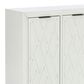 Linon Home Decor Miles 3-Door Accent Cabinet in Antique White, , large