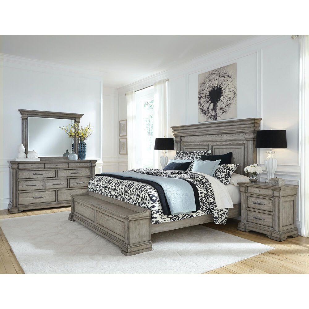 Chapel Hill Madison Ridge 3-Piece Queen Bedroom Set in Gray Wash, , large