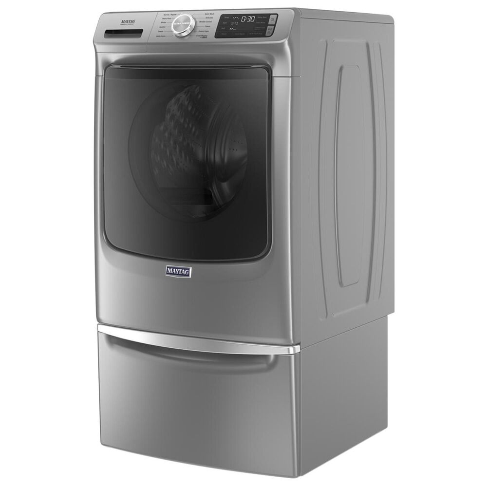 Maytag 4.8 Cu. Ft. Front Load Washer with Steam in Metallic Slate, , large