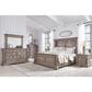 Millenium Blairhurst King Panel Bed in Light Grayish Brown with LED Lights, , large
