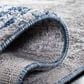 Safavieh Aston ASN705M 8" x 10" Light Blue and Gray Area Rug, , large
