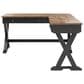 Ashley Wildenauer 3-Piece L-Shape Desk with Chair Set in Brown and Black, , large