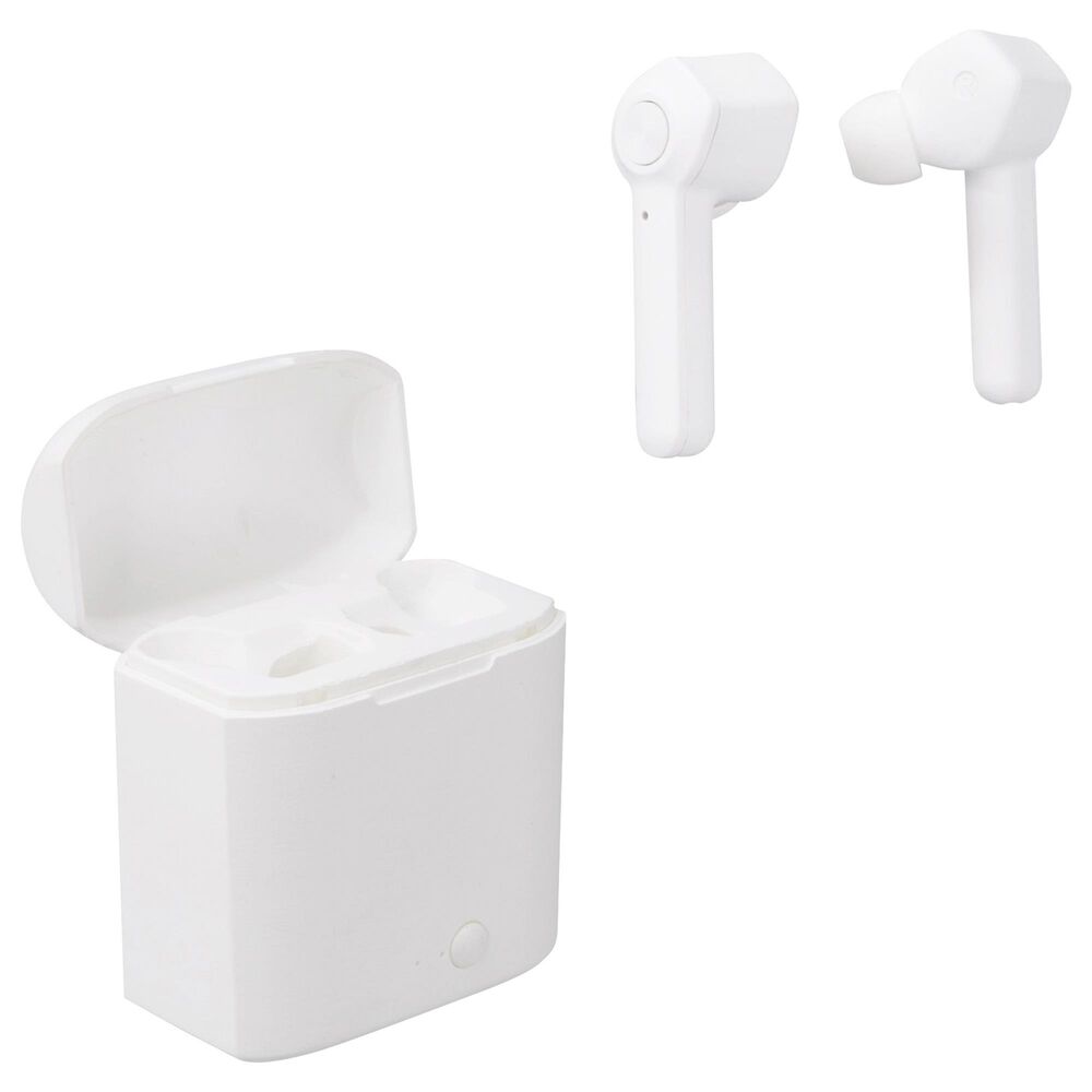 iLive Truly Wire-Free Bluetooth Earbuds in White, , large