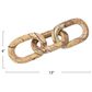 Creative Coop Decorative Marble Chain in Brown, , large