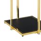 Ashley Rexwell Accent End Table with Speaker in Black and Gold, , large