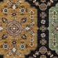 Dalyn Rug Company Silk Road Black, Ivory, Paprika, Sage, Gold and Gray 2"6" x 3"10" Area Rug, , large