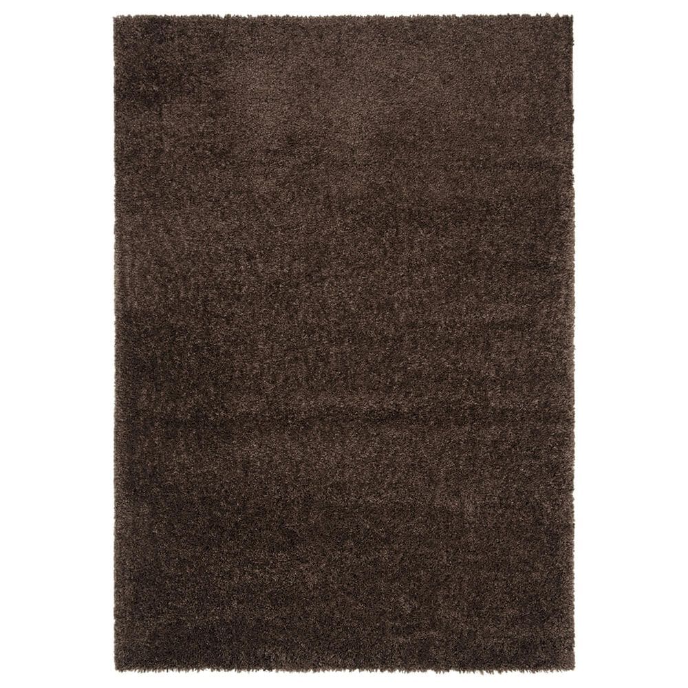Safavieh August Shag 6" x 9" Brown Area Rug, , large