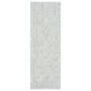 Safavieh Micro-Loop 2"3" x 7" Ivory and Light Blue Runner, , large