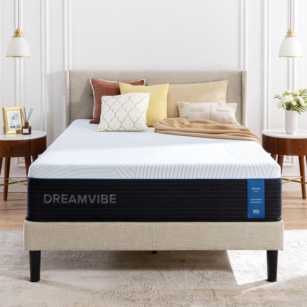 GigaCloud Deluxe 13&quot; Medium Hybrid Twin Mattress, , large