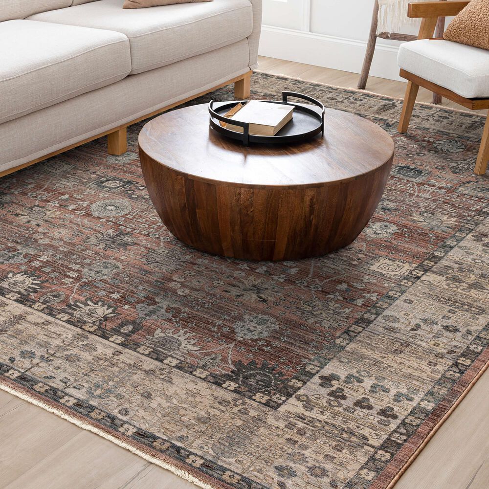 Karastan Echo Tesorino 7&#39;10&quot; x 10&#39;3&quot; Pudra Area Rug, , large