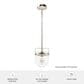 Hunter Karloff 1-Light Pendant in Brushed Nickel, , large
