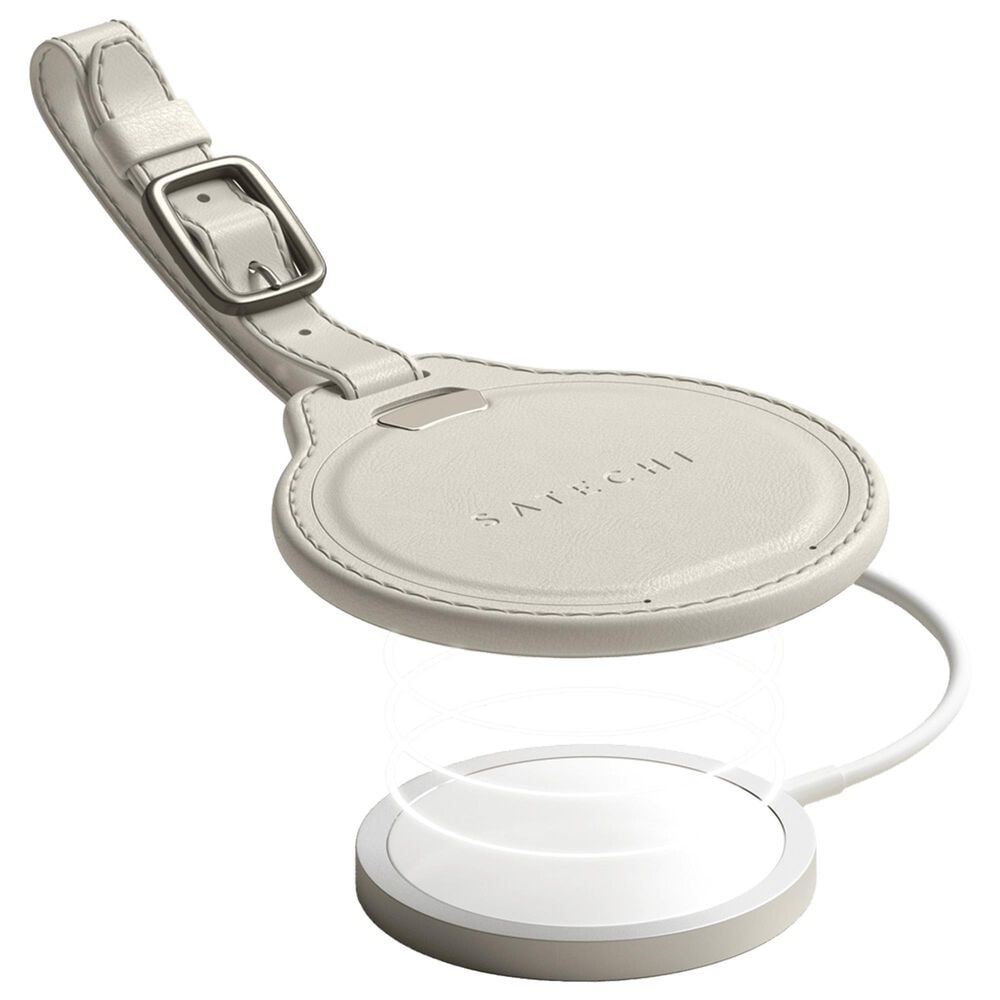 Satechi Vegan-Leather FindAll Luggage Tag in Sand, , large
