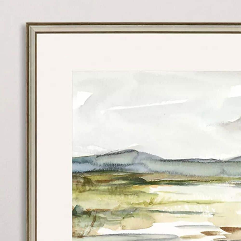 Paragon Overcast Wetland I 24&quot; x 32&quot; Wall Art in Gold Wash and Black, , large