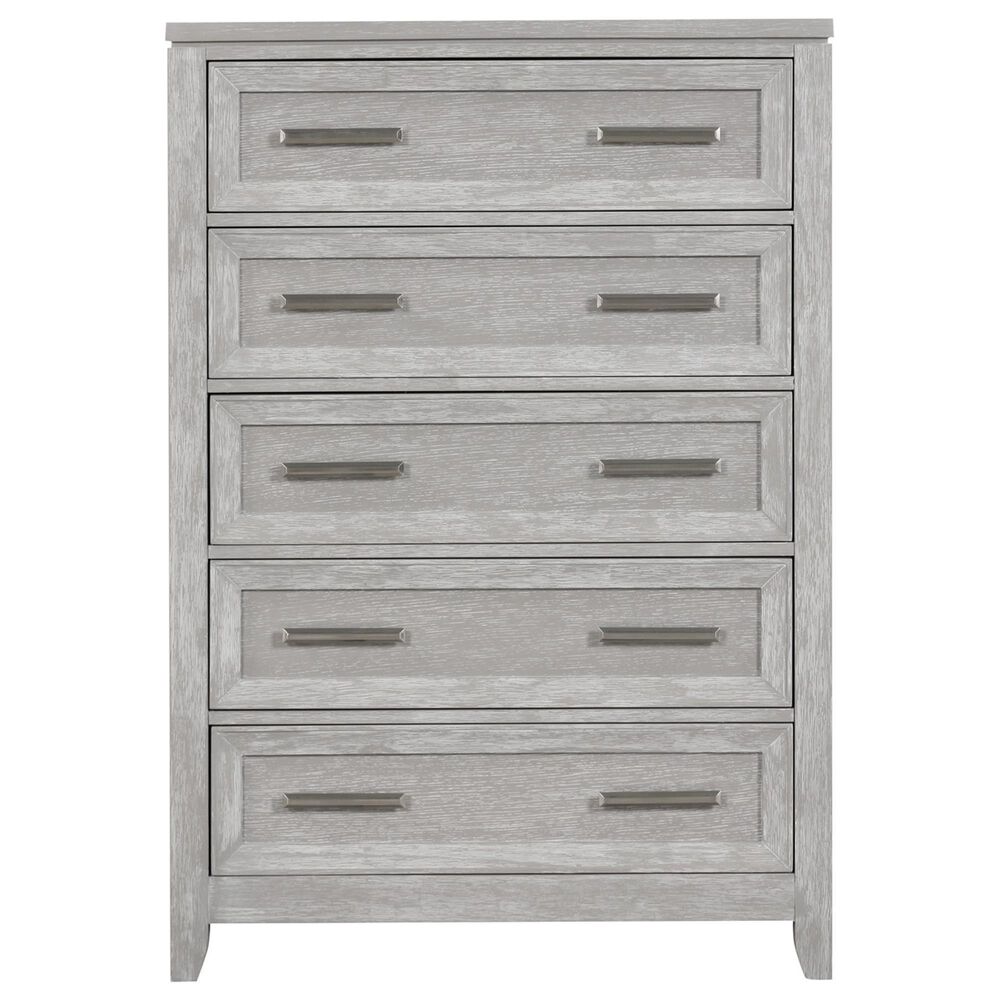New Heritage Design Fiona 5-Piece Queen Bedroom Set in Mist Gray, , large