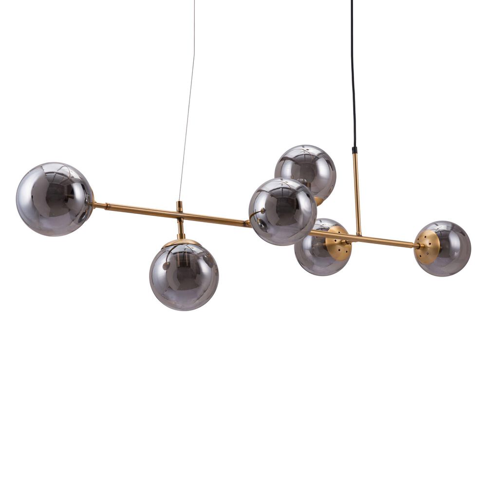 Zuo Modern Gisela Ceiling Lamp in Brass, , large