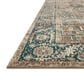 Loloi II Margot 2"6" x 7"6" Terracotta and Lagoon Runner, , large