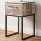 Ashley Neilsville 1-Drawer Nightstand in Whitewash and Dark Brown, , large