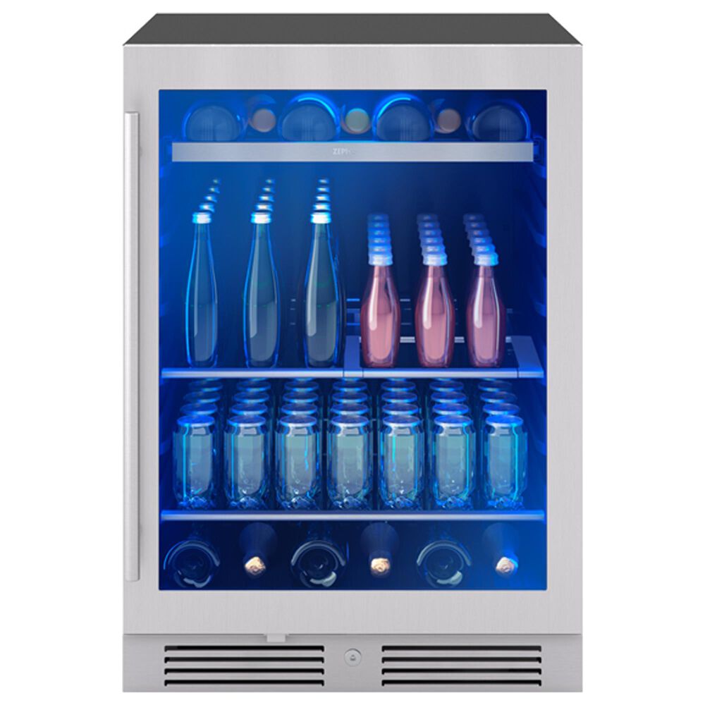 Zephyr 5.6 Cu. Ft. Single Zone Beverage Center in Stainless Steel, , large