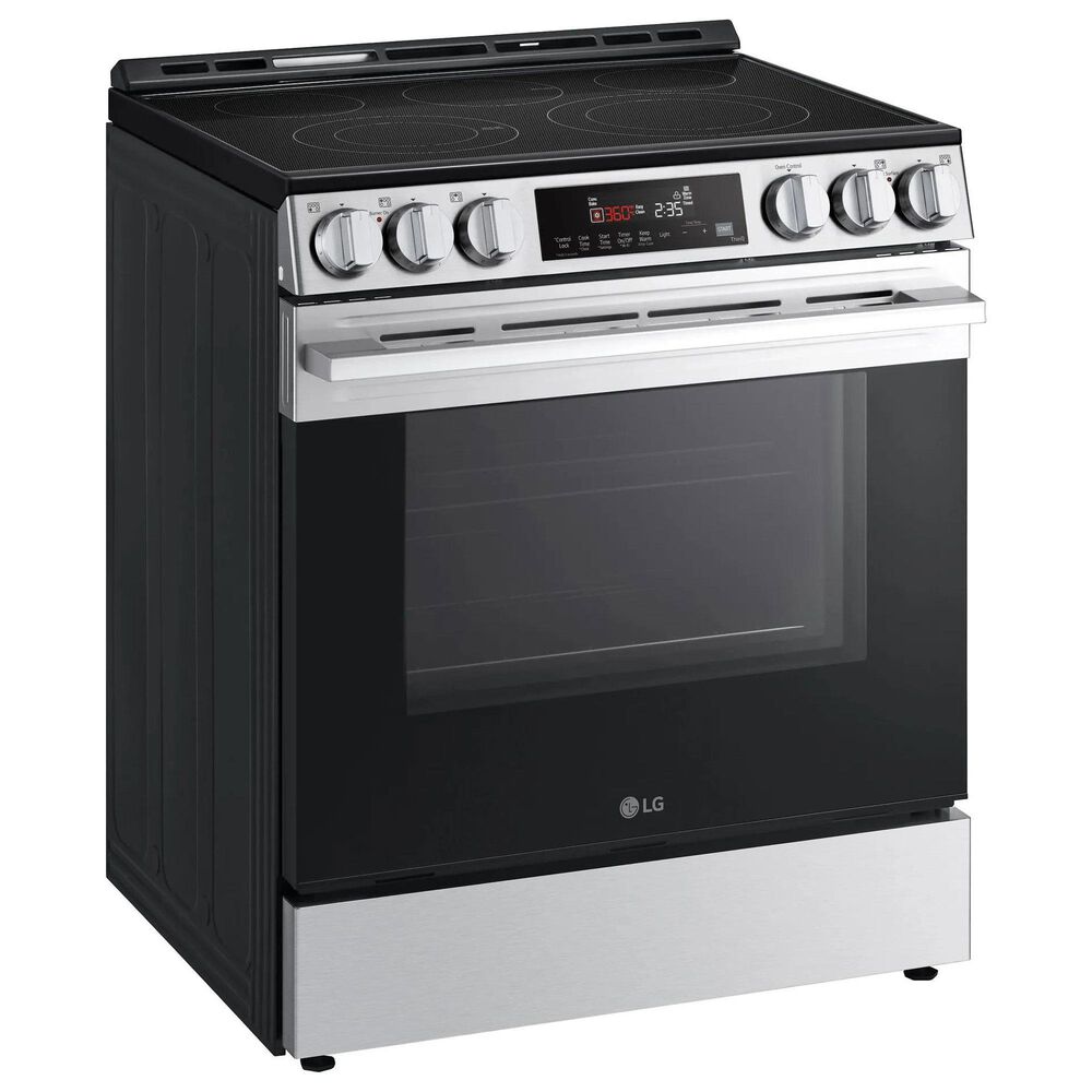 LG 6.3 Cu. Ft. Smart Electric Slide-in Range with Air Fry and EasyClean in PrintProof Stainless Steel, , large