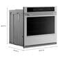 KitchenAid 30" Single Wall Oven with Air Fry Mode in PrintShield Stainless, , large
