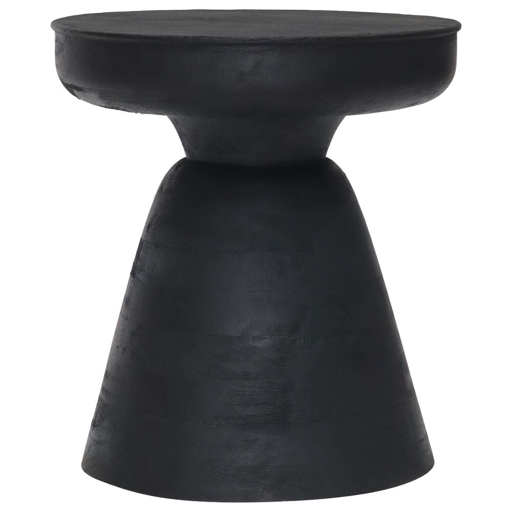 Zuo Modern Sage Table Stool in Matte Black/Black, , large