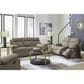 Ashley Side-Swipe Manual Reclining Loveseat in Mocha, , large