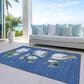 Dalyn Rug Company Wonderland WN34 Navy 3" x 5" Area Rug, , large