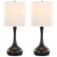 LumiSource Genie Metal Table Lamp in Matte Black (Set of 2), , large