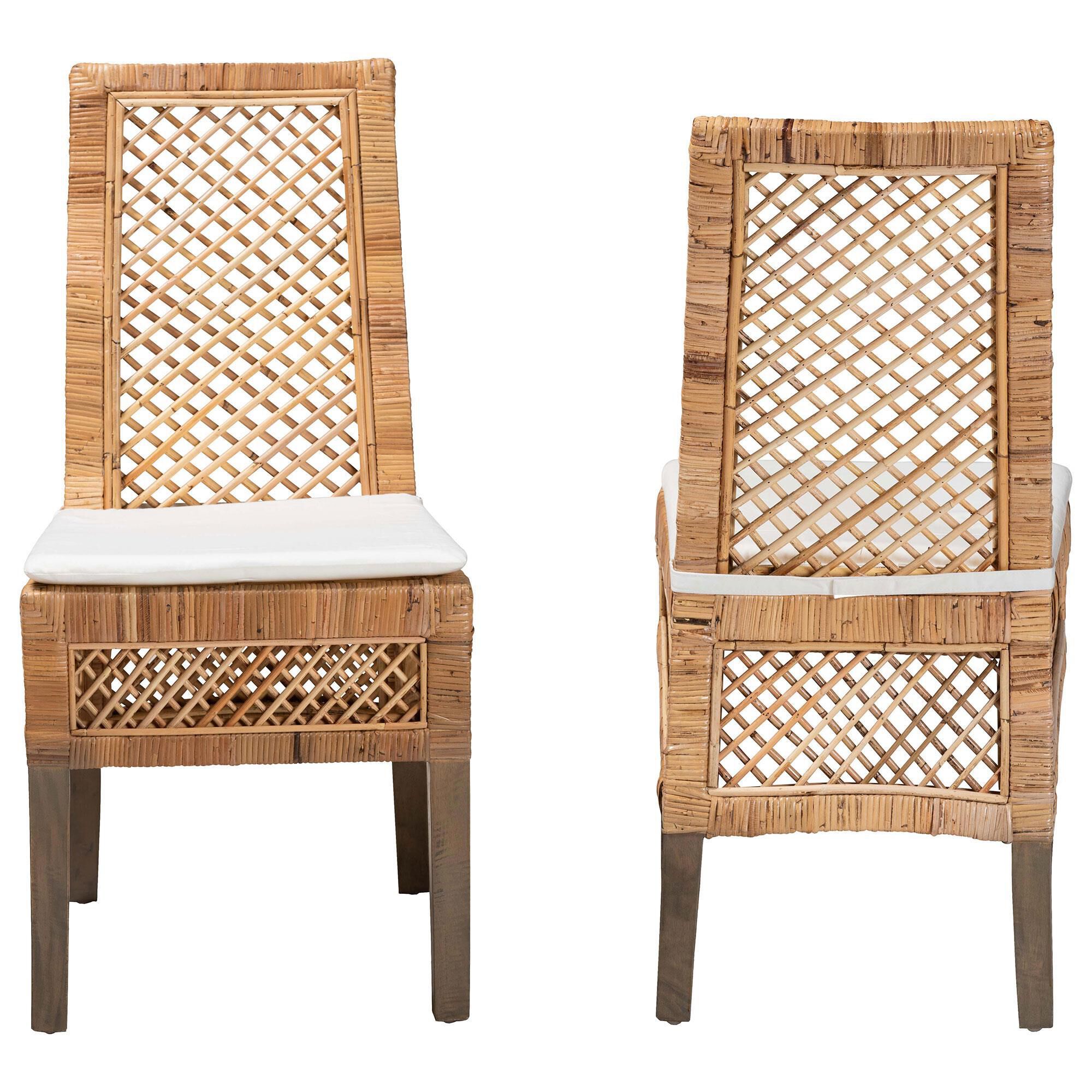 Rattan dining hot sale chairs argos