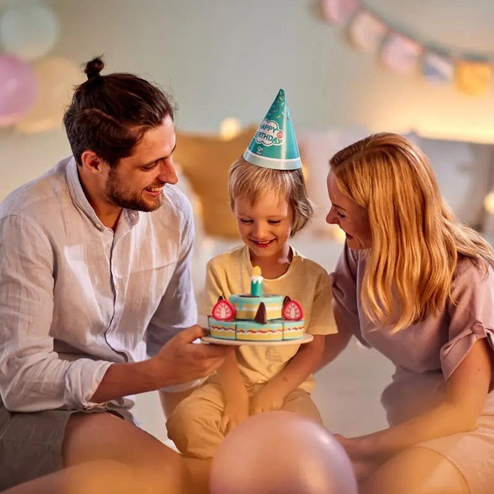 Hape Toys Interactive Happy Birthday Cake in Multicolor, , large
