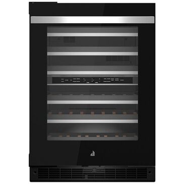 Jenn-Air NOIR 24" Built-In Undercounter Beverage Center Left Swing in Black Stainless Steel, , large