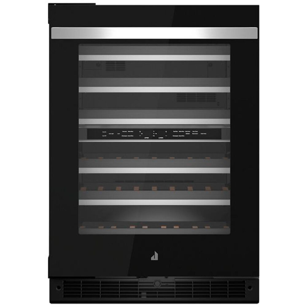 Jenn-Air NOIR 24" Built-In Undercounter Beverage Center Left Swing in Black Stainless Steel, , large