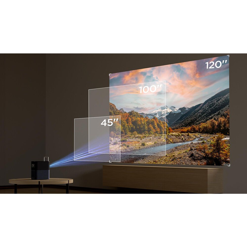 TCL Portable 1080p FHD Smart Front Projector in Black, , large