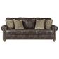 Signature Design by Ashley Nicorvo Stationary Sofa in Coffee, , large