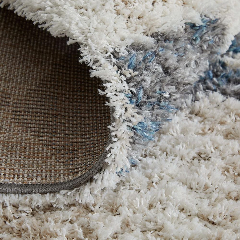 Feizy Mynka 5&#39; x 8&#39; Blue and Gray Area Rug, , large