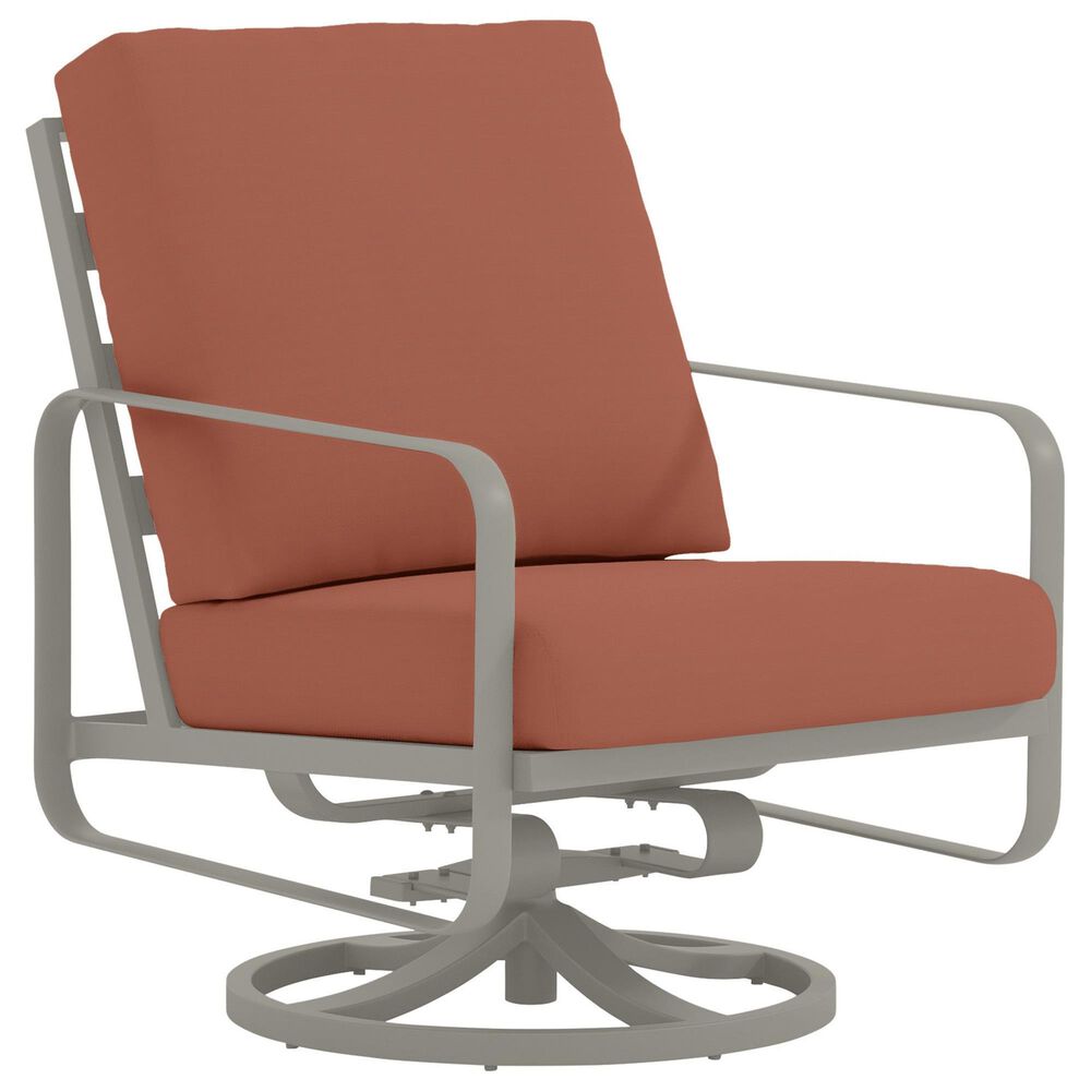 Tropitone Brasilia Cushion Swivel Action Lounger Chair in Loveboat Coral, , large