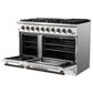 Forno Galiano 48" Freestanding Gas Range in White, , large