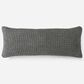 Sunday Citizen Snug Waffle 14" x 36" Lumbar Throw Pillow
 in Granite, , large