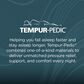Tempur-Pedic LuxeAdapt 2.0 Firm King Mattress with Low Profile Box Springs, , large