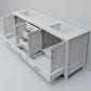 Lexora Home Jacques 72" Double Bathroom Vanity in White with 2 cm White Quartz Top and Rectangular Sinks, , large