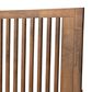 Baxton Studio Harena Queen Slat Headboard in Ash Walnut, , large