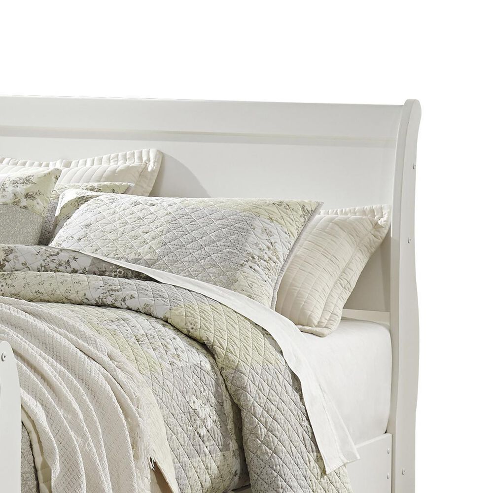 Ashley Anarasia Queen Sleigh Headboard in White, , large