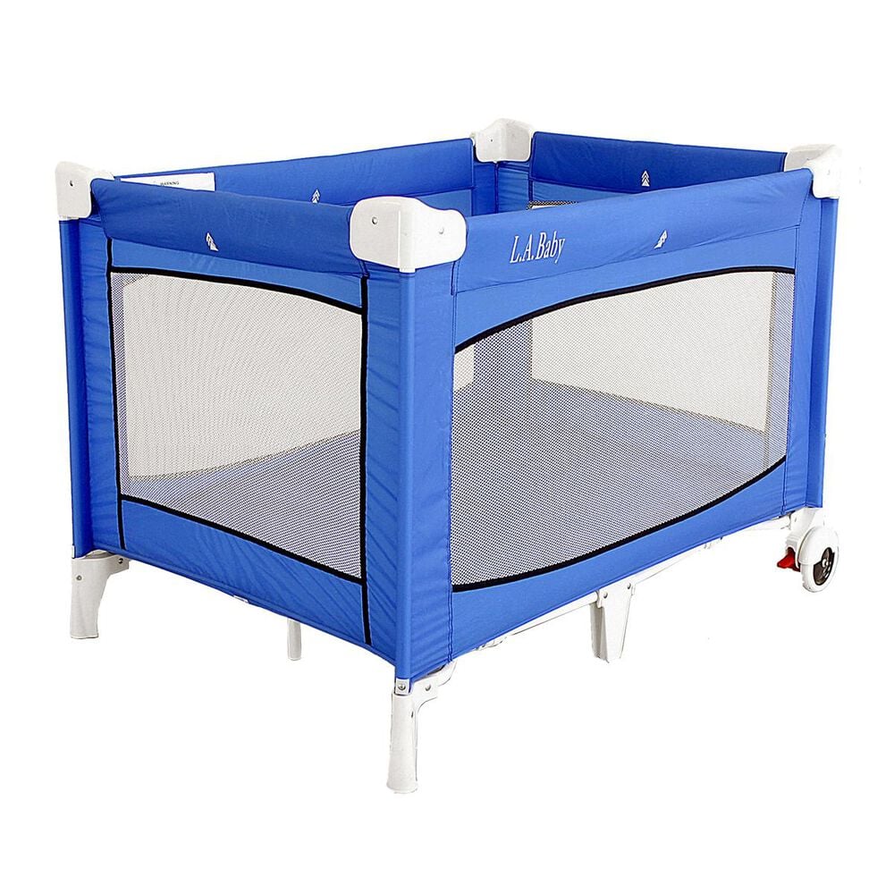 La Baby The Super Crib Yard In Blue Nebraska Furniture Mart