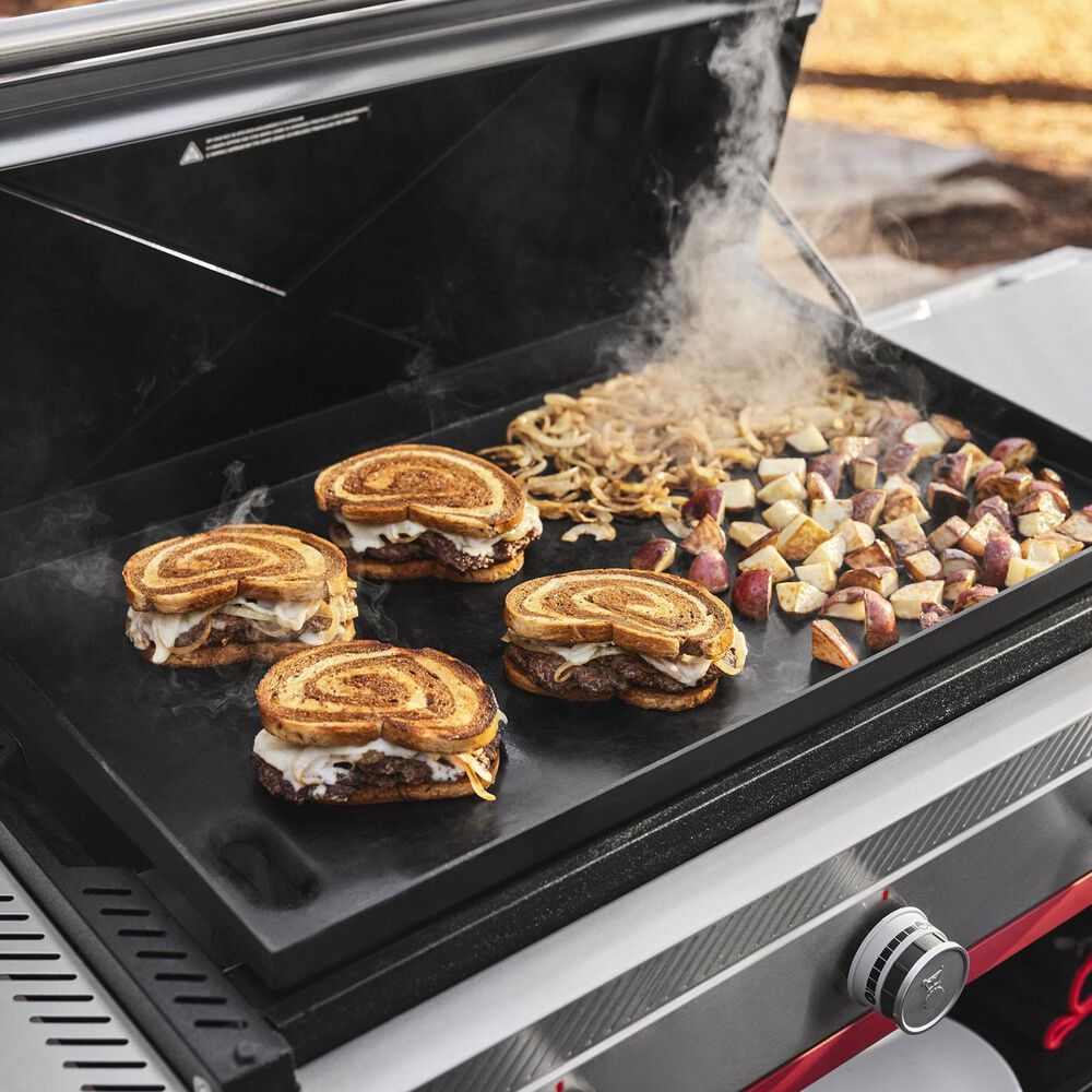 Weber Slate 30" 3-Burner Liquid Propane Gas Griddle in Black, , large