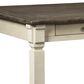 Signature Design by Ashley Bolanburg 6-Piece Dining Set in White and Weathered Oak, , large